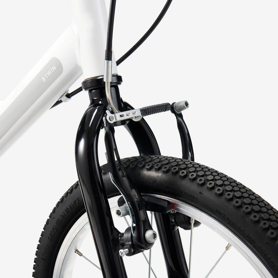 BICICLETA NIÑO DISCOVER100 4 A 6 AÑOS  - CUADRO ACERO 16" BLANCA - Image 8