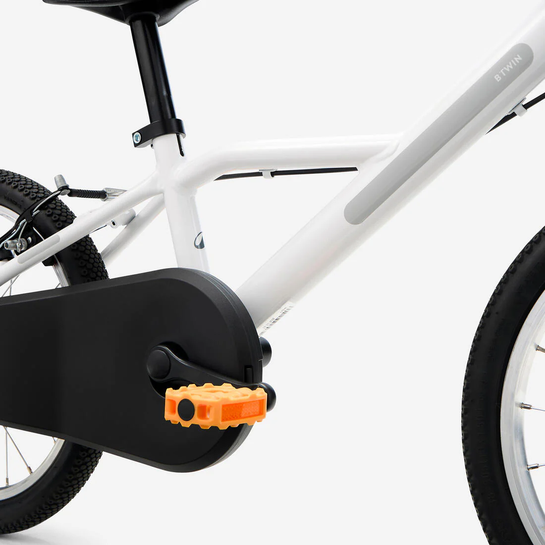 BICICLETA NIÑO DISCOVER100 4 A 6 AÑOS  - CUADRO ACERO 16" BLANCA - Image 9