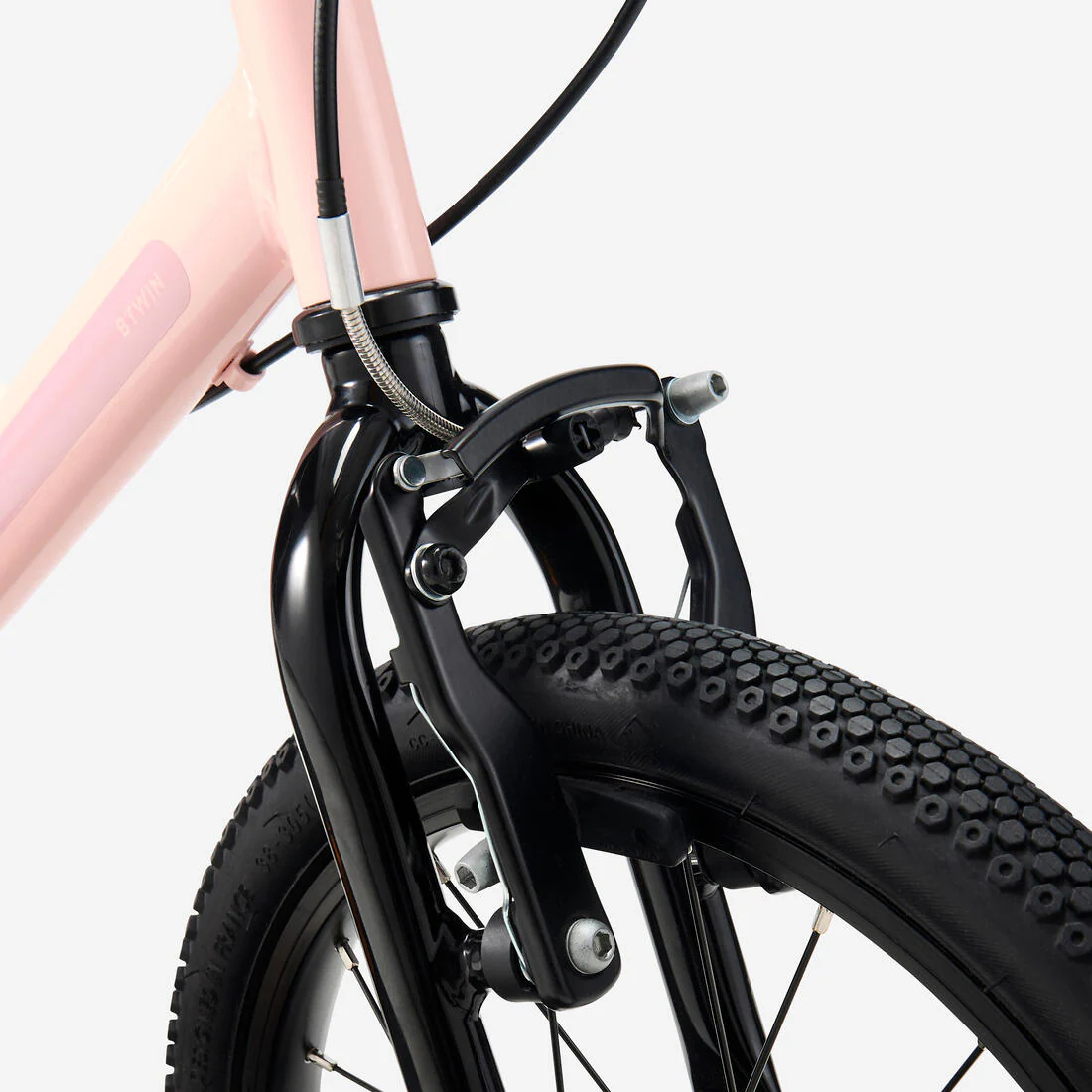 BICICLETA NIÑO DISCOVER500 4 A 6 AÑOS  - CUADRO ACERO 16" ROSADA PERLA - Image 16