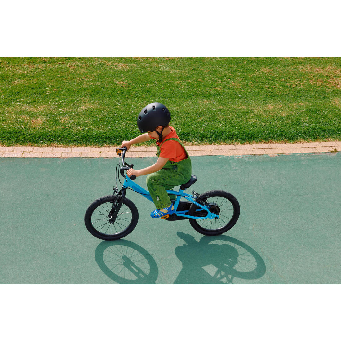 BICICLETA NIÑO DISCOVER500 4 A 6 AÑOS  - CUADRO ACERO 16" ROSADA PERLA - Image 32