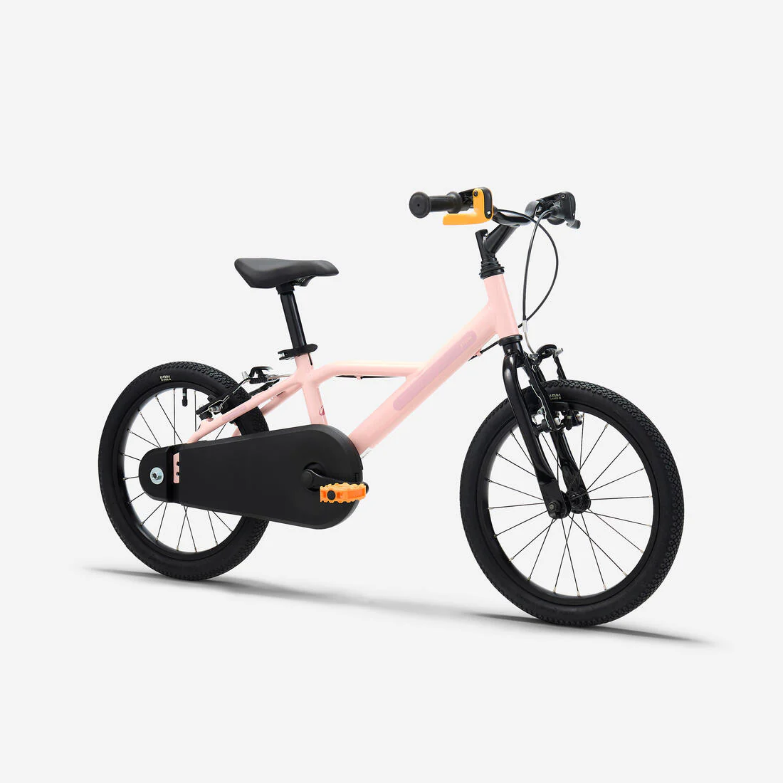 BICICLETA NIÑO DISCOVER500 4 A 6 AÑOS  - CUADRO ACERO 16" ROSADA PERLA - Image 4