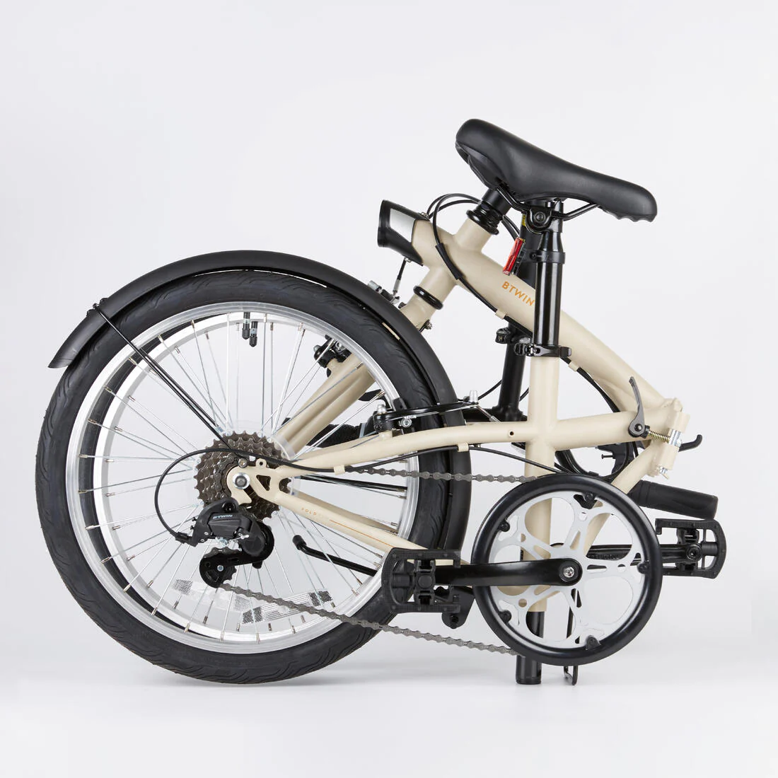 BICICLETA PLEGABLE FOLD 120 BEIGE - Image 2