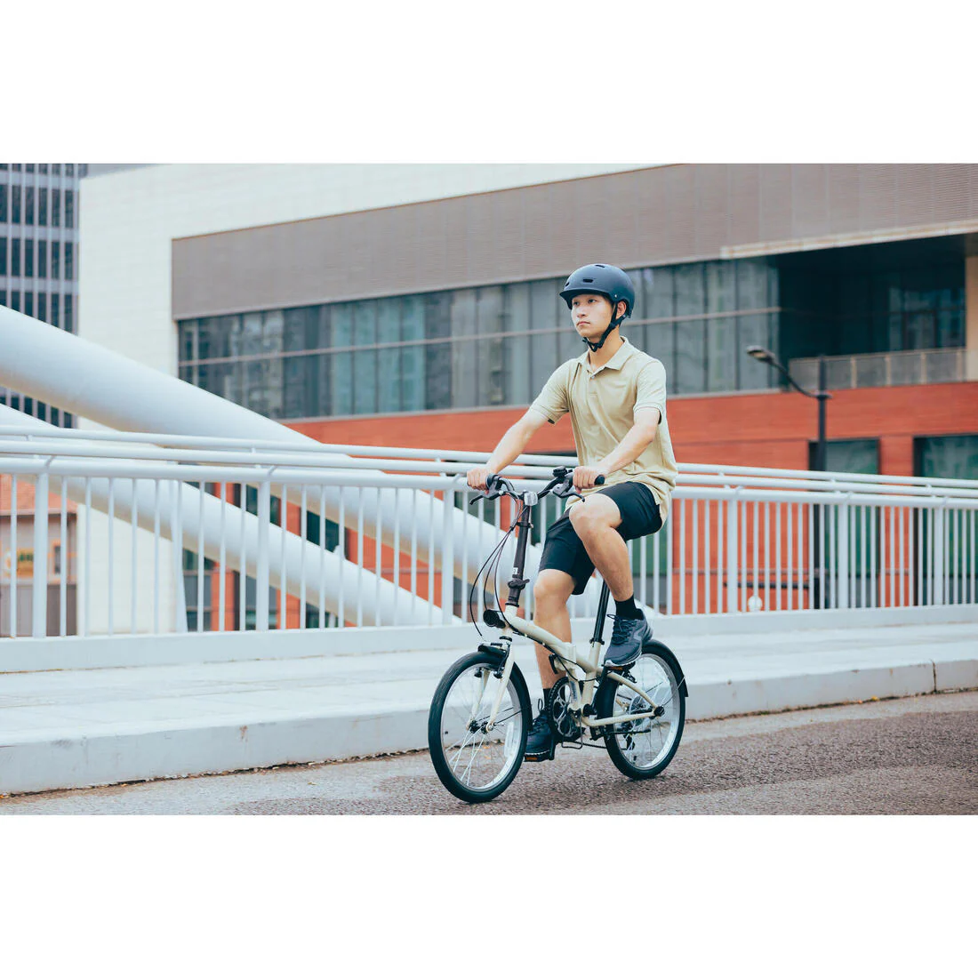 BICICLETA PLEGABLE FOLD 120 BEIGE - Image 5