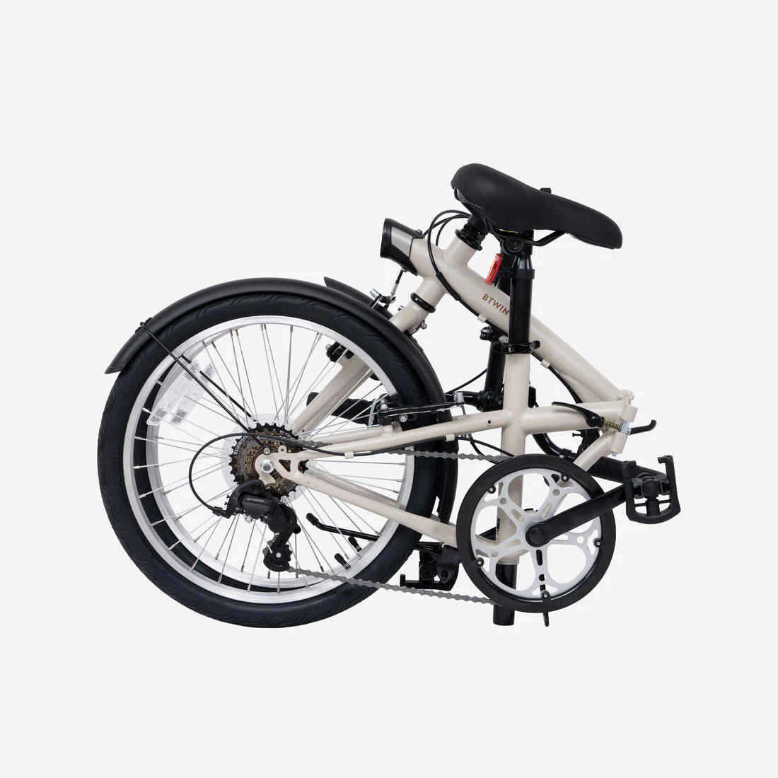 BICICLETA PLEGABLE FOLD 120 BEIGE - Image 6