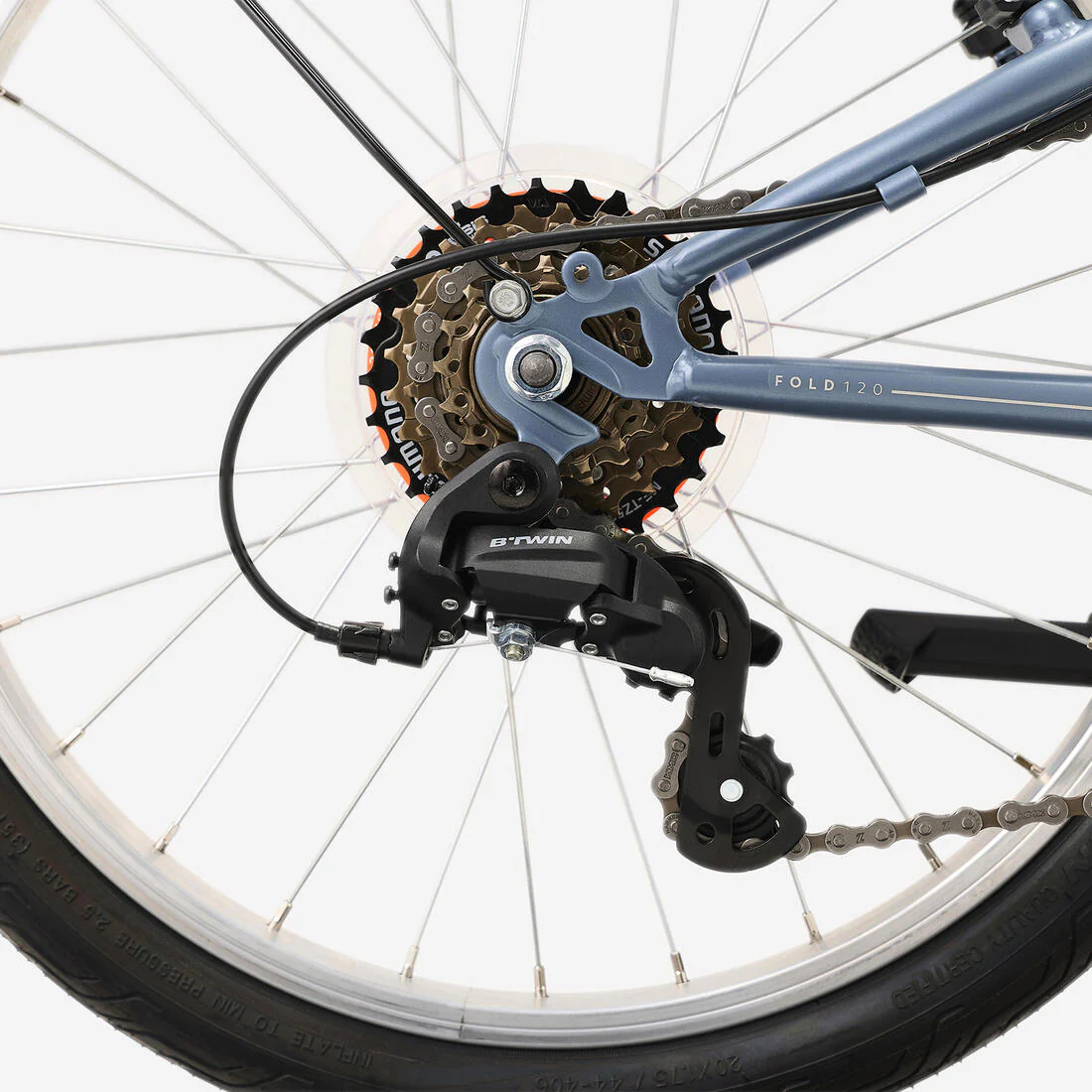 BICICLETA PLEGABLE FOLD120 6V. CUADRO ACERO - Image 6