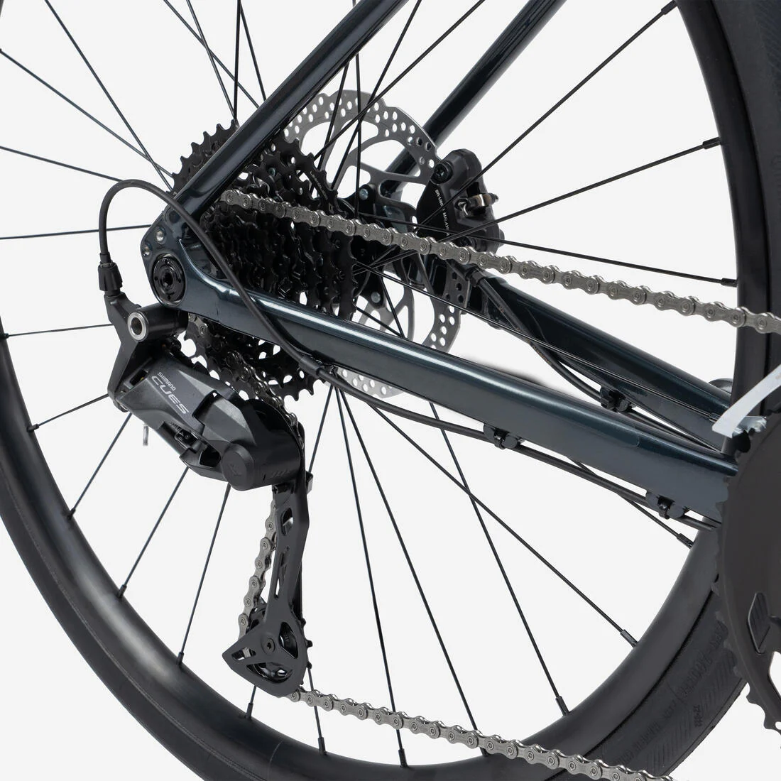 BICICLETA DE RUTA EDR AF CUES 2X10 CUADRO ALUMINIO - VERDE OSCURO - Image 8