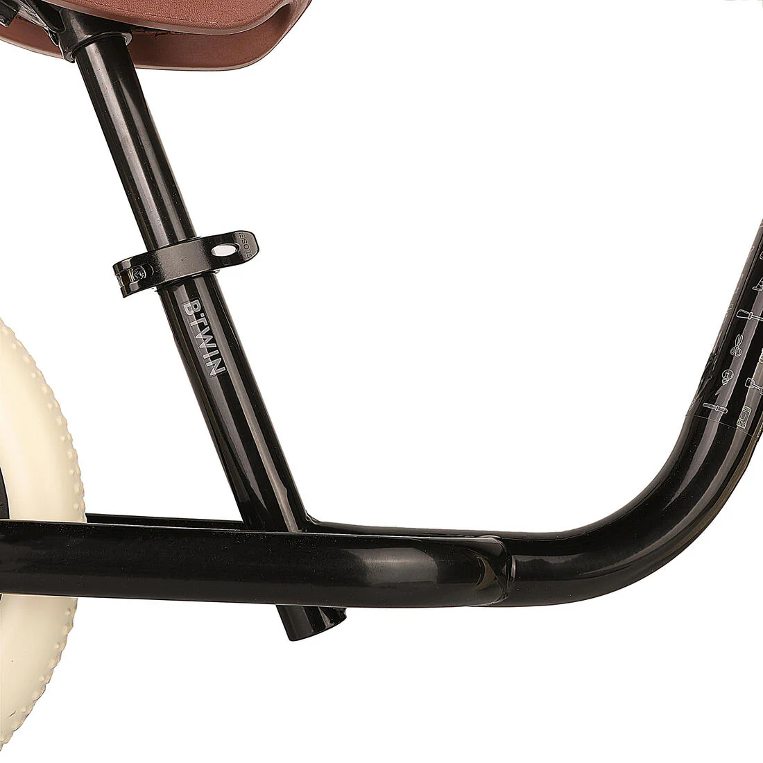 BICICLETA SIN PEDALES RUNRIDE500 10"  - NEGRA NIÑOS - Image 10