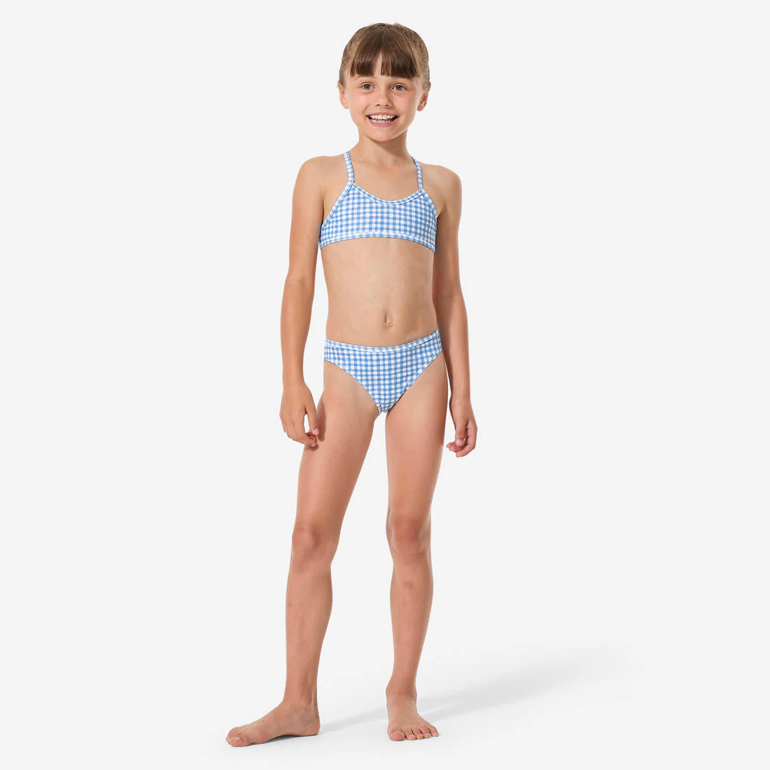 BIKINI SURF JUNE NIÑA FLORES TIRANTES CRUZADOS - Image 3