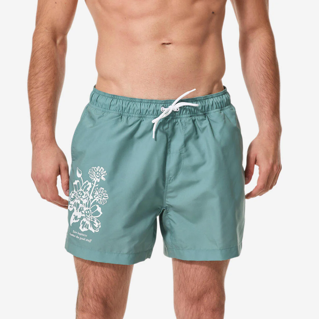 SHORT SURF HOMBRE 100 PALMITO - Image 5