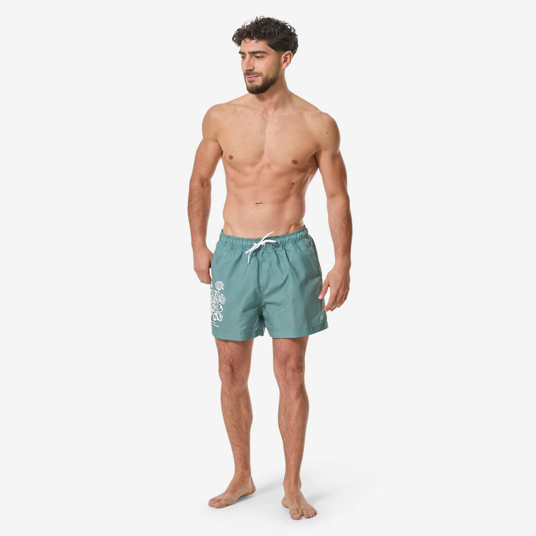 SHORT SURF HOMBRE 100 PALMITO - Image 6