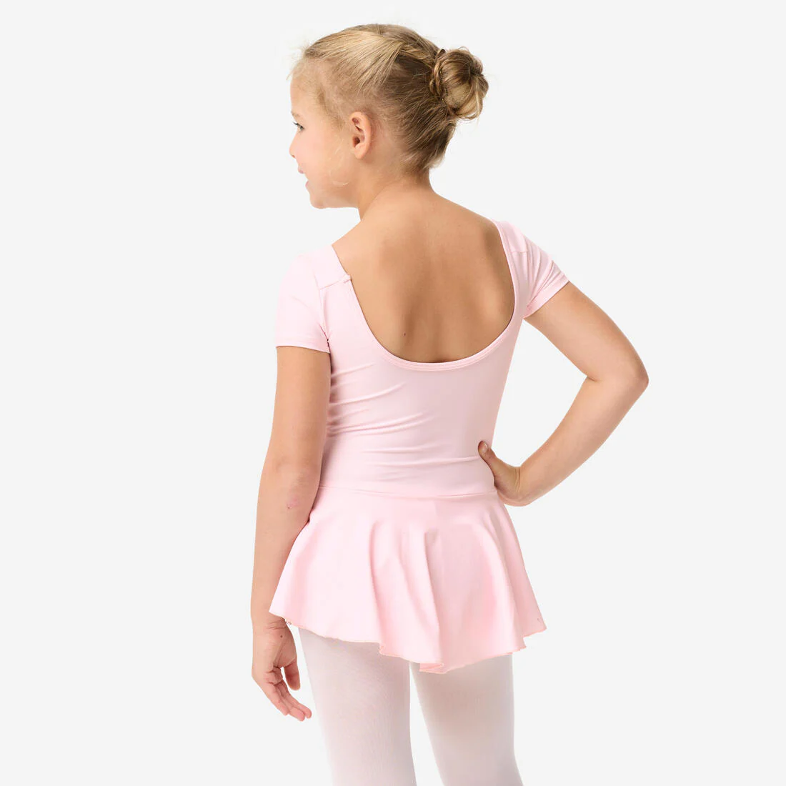 BODY CON FALDA DANZA CLÁSICA NIÑA ROSADO - Image 4