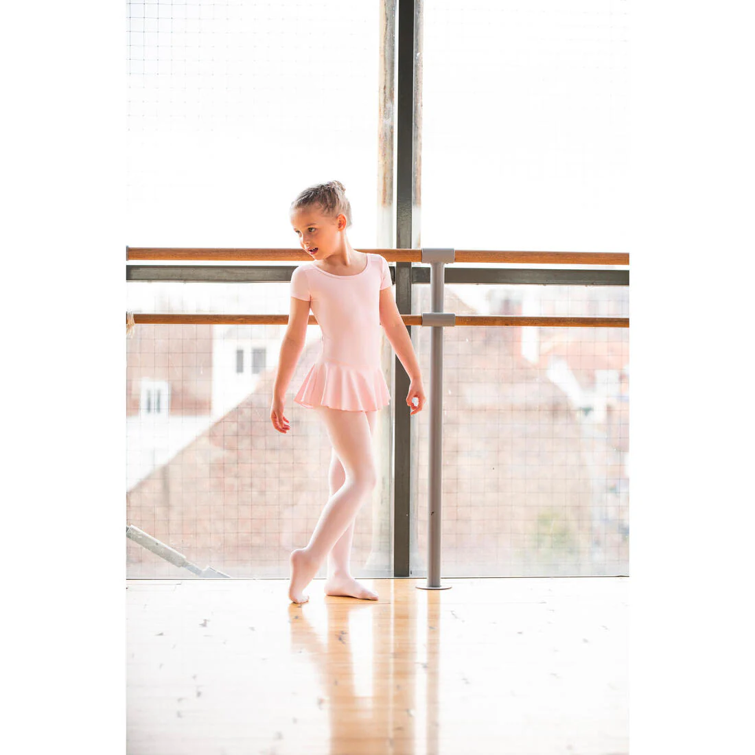 BODY CON FALDA DANZA CLÁSICA NIÑA ROSADO - Image 8