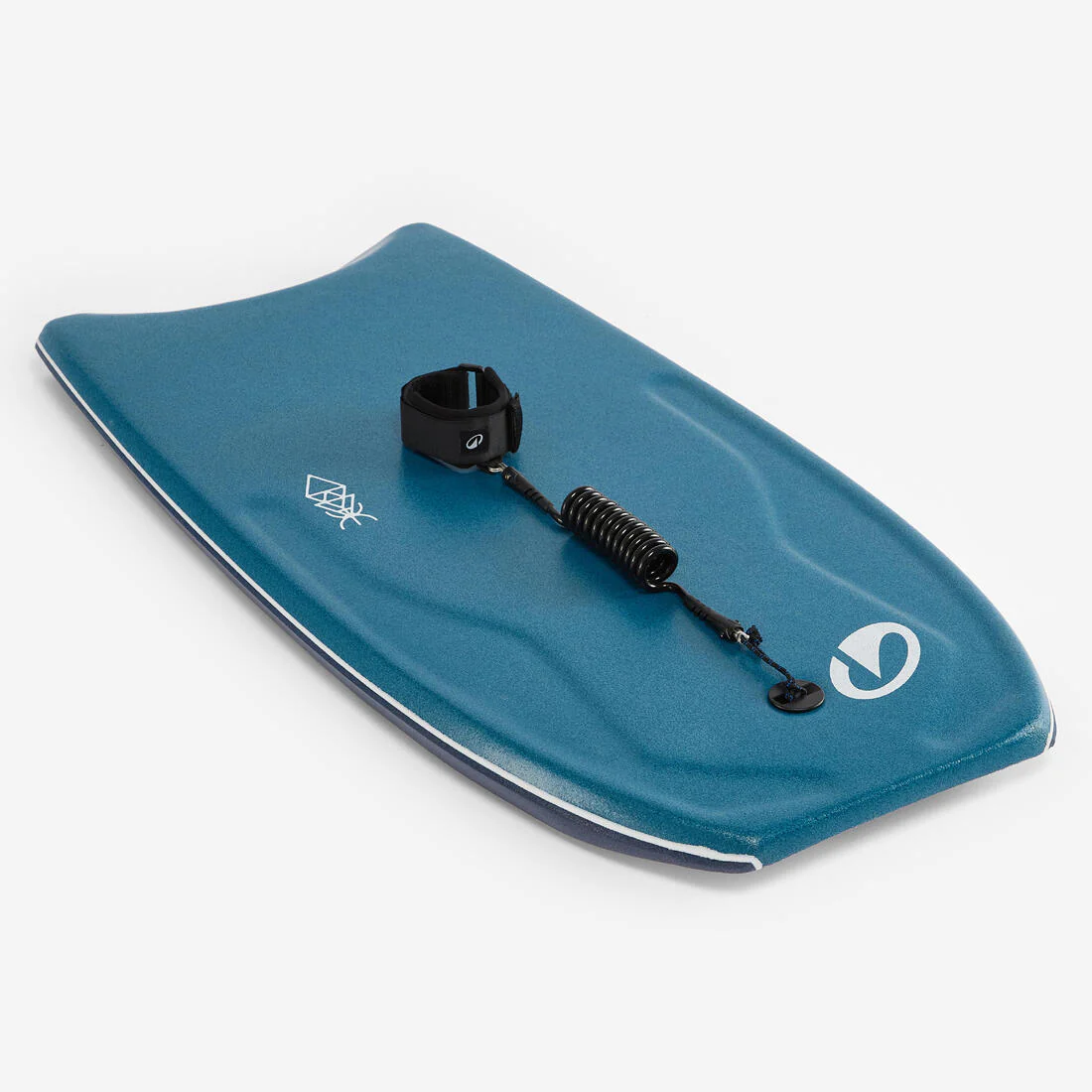 Bodyboard azul naranja 500 con leash - Image 2