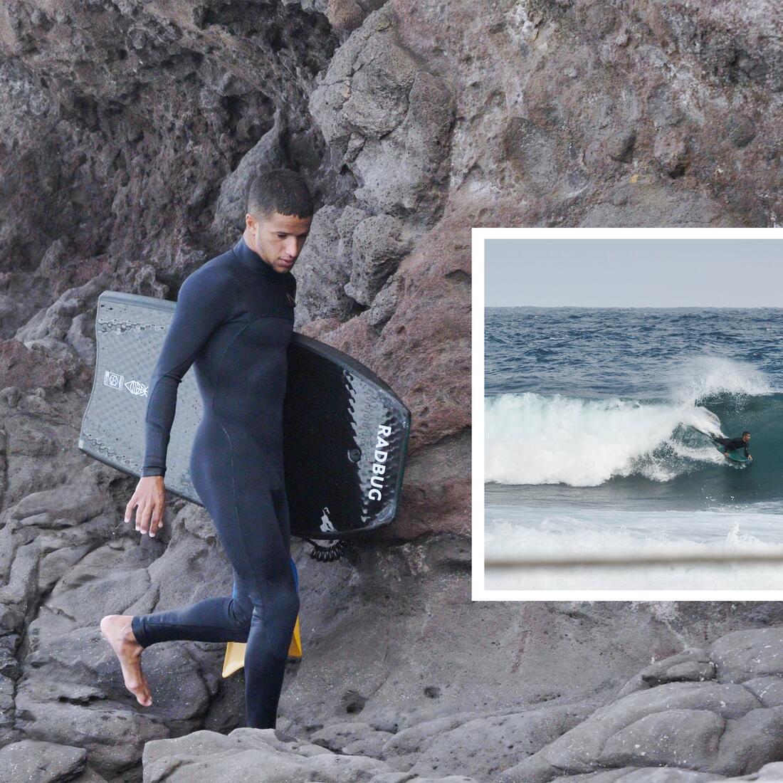 Bodyboard verde negro 900 - Image 12