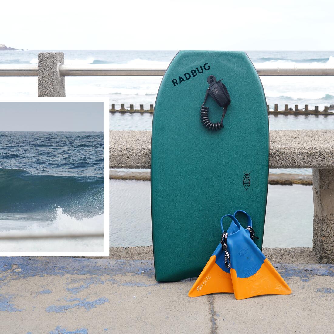 Bodyboard verde negro 900 - Image 13