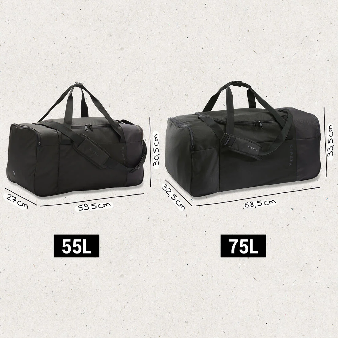 BOLSO DEPORTIVO 55 LITROS NEGRO - Image 9