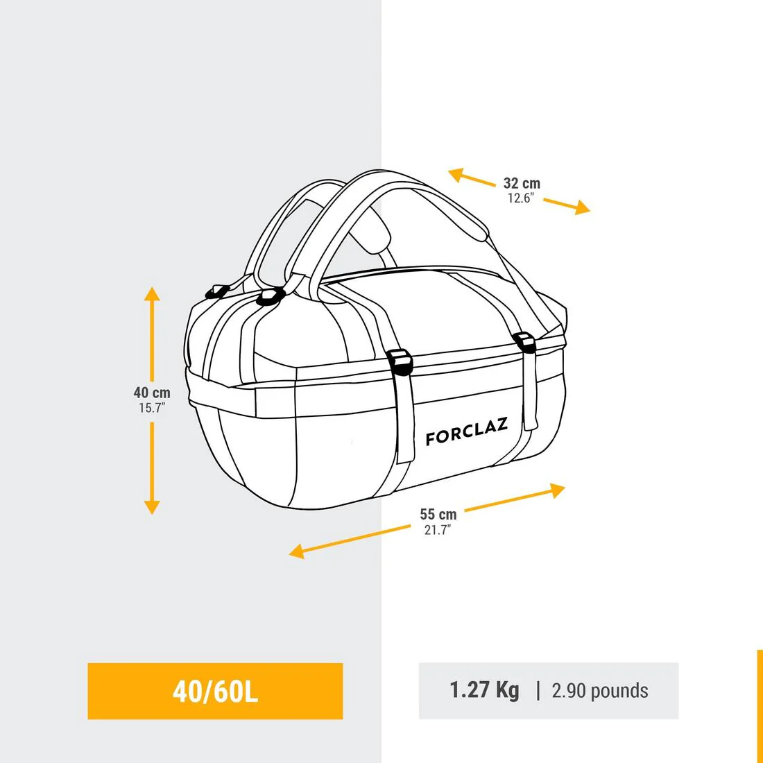 Bolso Duffel expansible 40 a 60L - Image 26