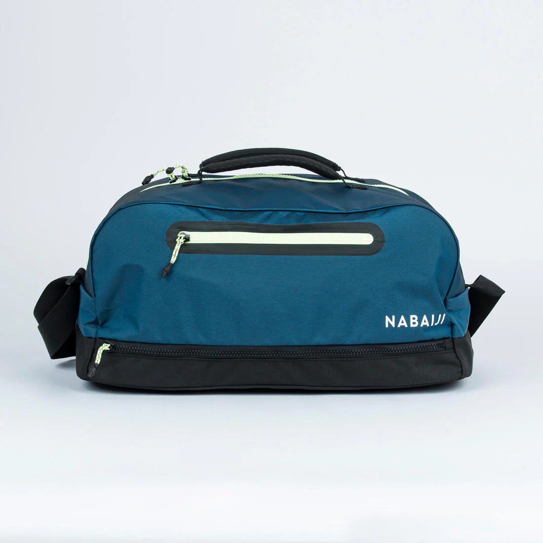 BOLSO DUFFLE BAG NATACIÓN AZUL NEGRO 3 COMPARTIMENTOS 27 L - Image 3