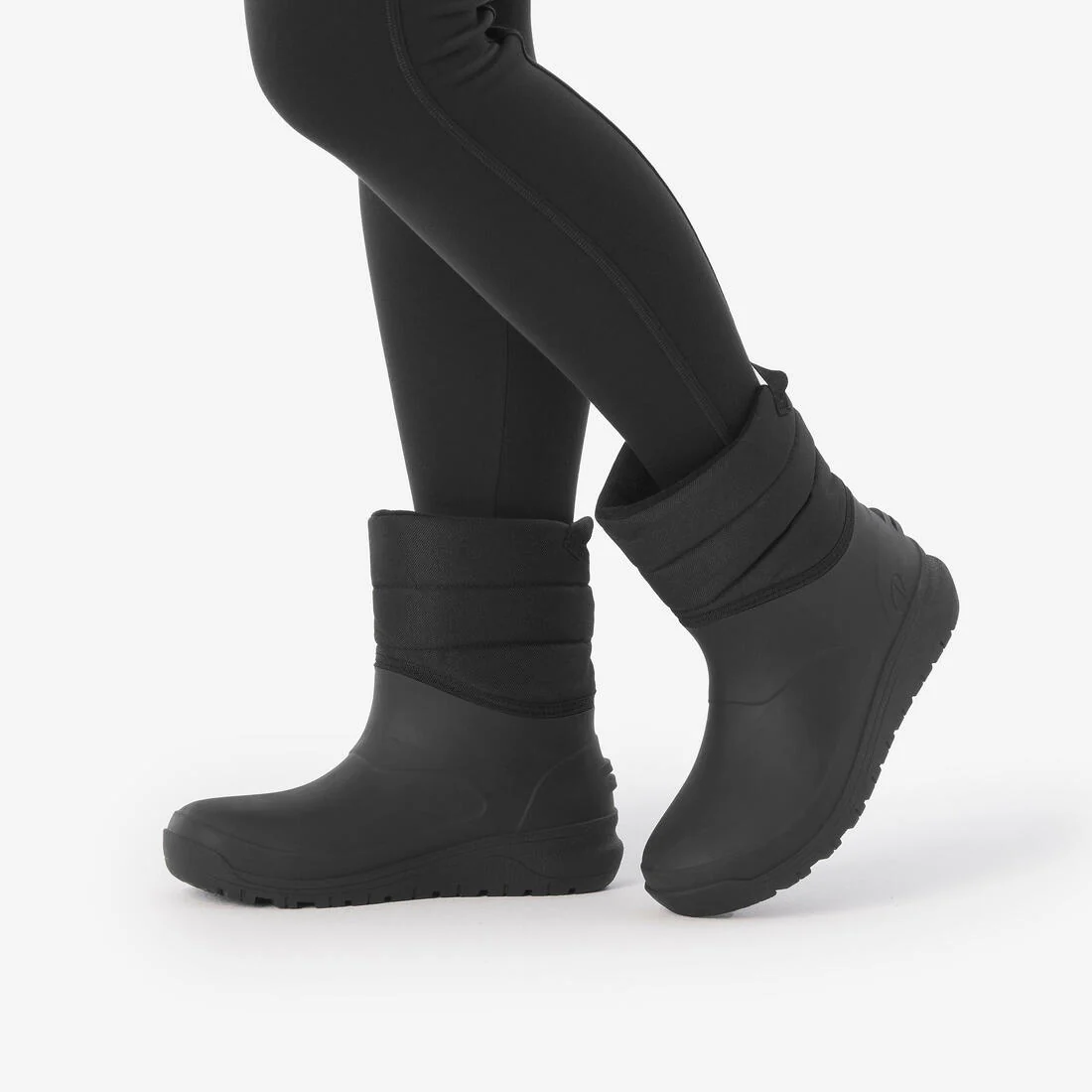 BOTAS CÁLIDAS DE SENDERISMO NIEVE IMPERMEABLES MUJER NH100 MID - Image 8
