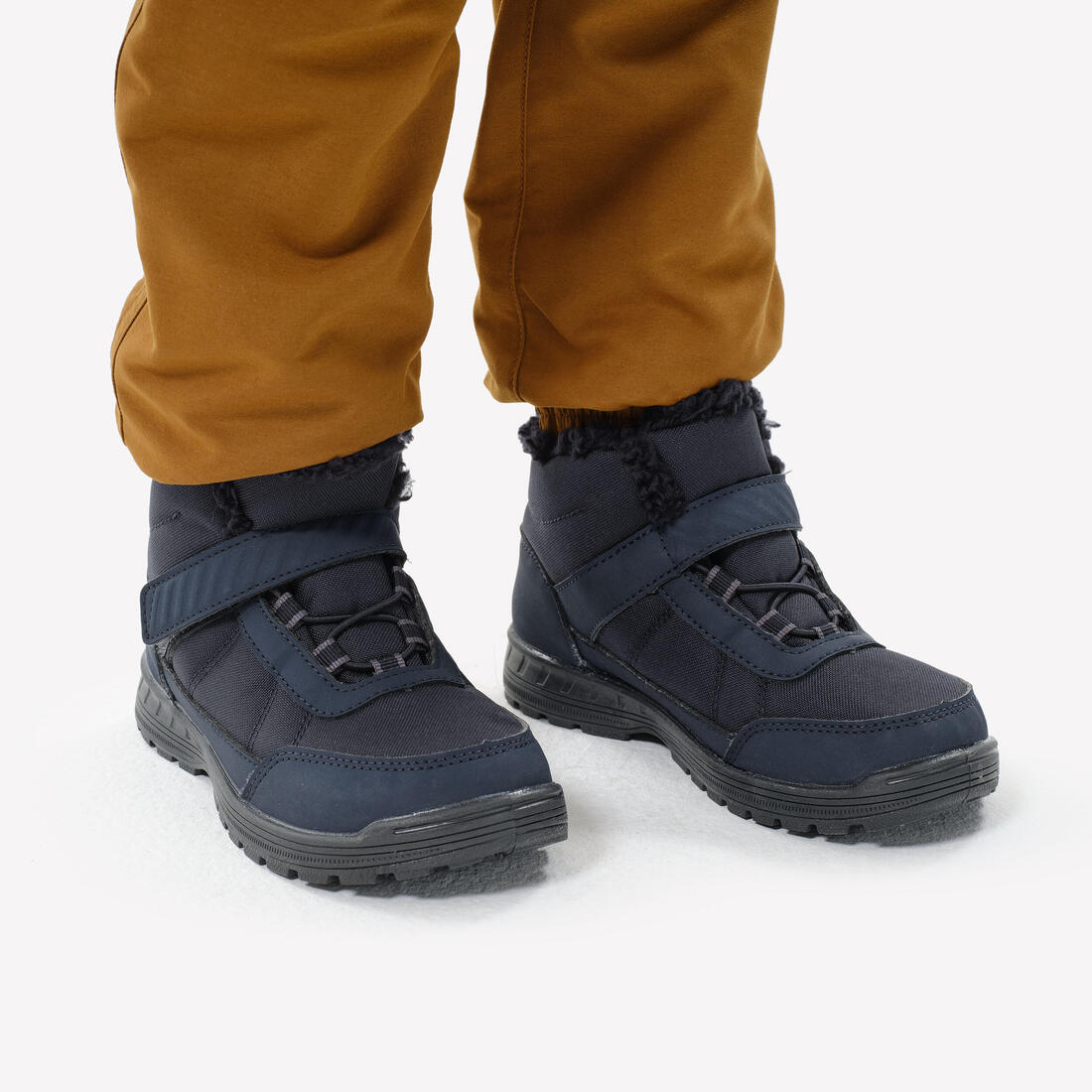 BOTAS CÁLIDAS IMPERMEABLES DE SENDERISMO CON VELCRO - Image 11