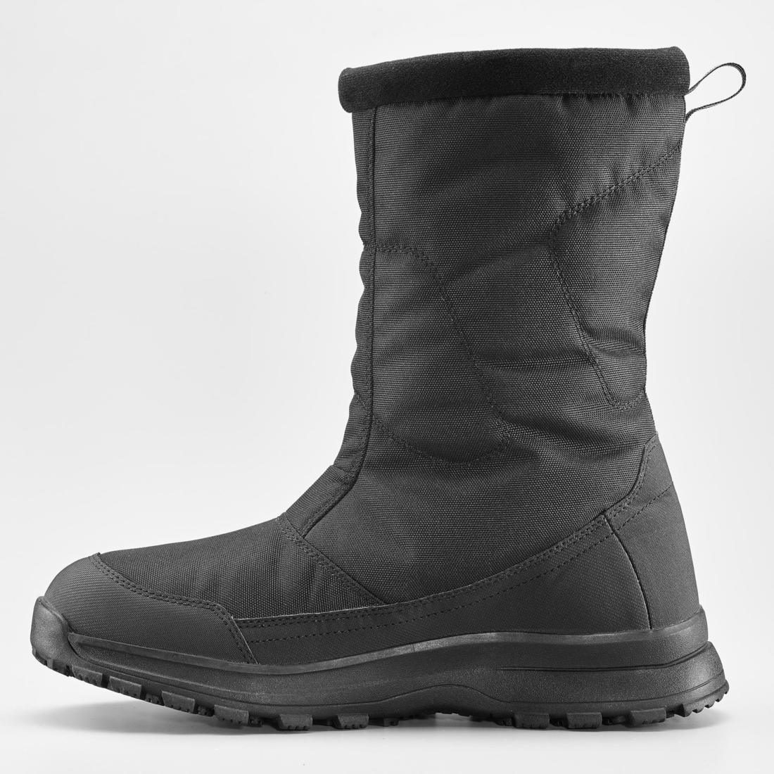 BOTAS NIEVE CÁLIDAS IMPERMEABLES SENDERISMO HOMBRE SH100 CIERRE - Image 3