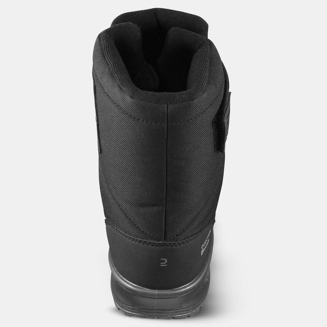 BOTAS NIEVE CÁLIDAS IMPERMEABLES SENDERISMO NIÑOS SH100 VELCRO - Image 4
