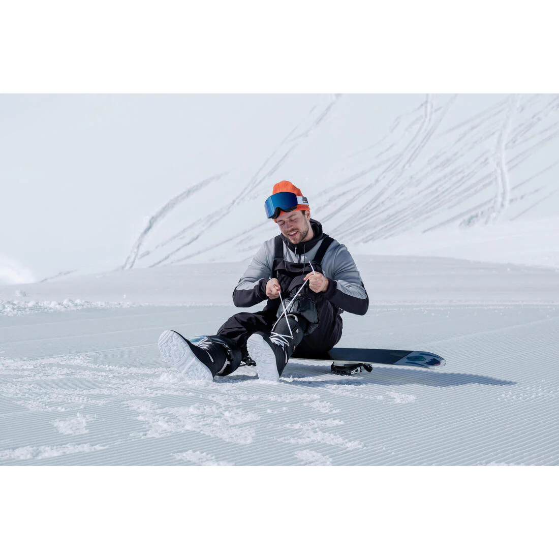 Botas Snowboard hombre negro blanco - SNB100 - Image 14