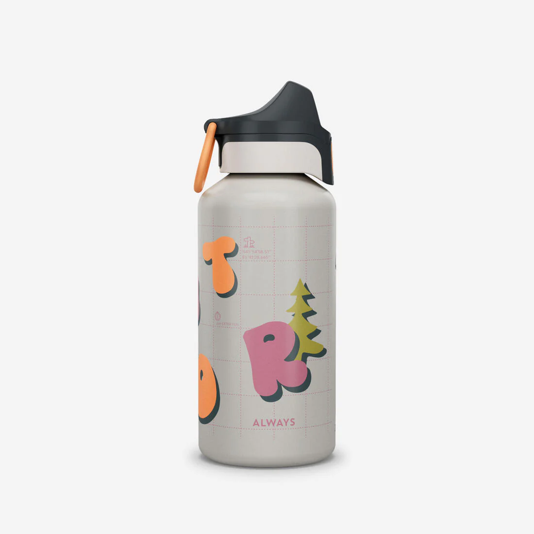 BOTELLA 500 NIÑOS 0,6L ALUMINIO PARA SENDERISMO - Image 7