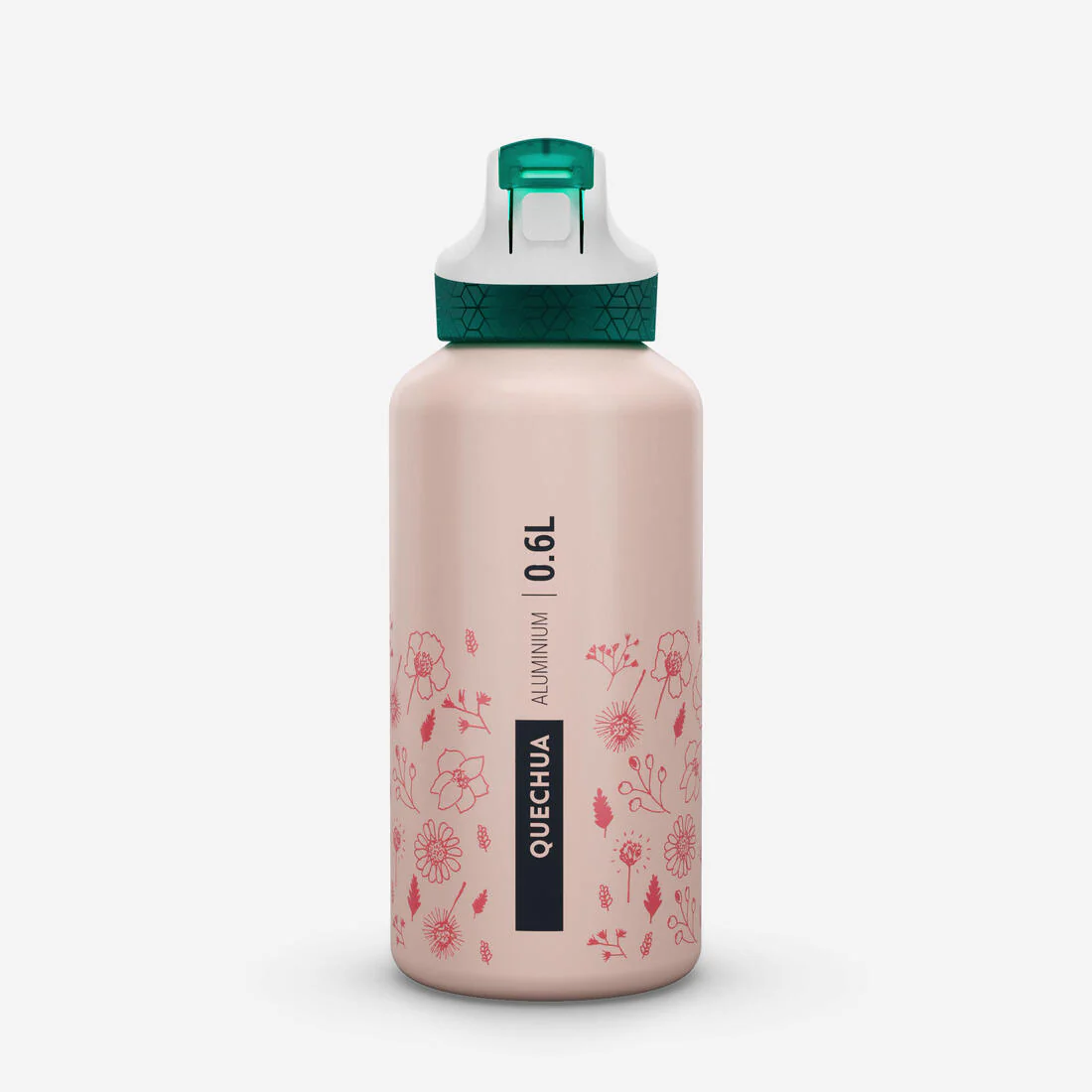 BOTELLA ALUMINIO 0,6L CON TAPA INSTANTÁNEA Y BOMBILLA PARA SENDERISMO - Image 12