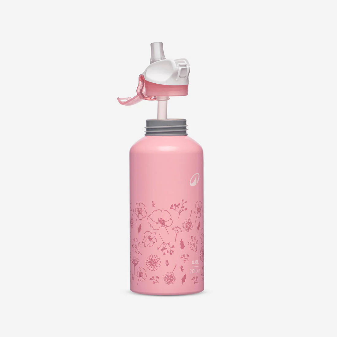 BOTELLA ALUMINIO 0,6L CON TAPA INSTANTÁNEA Y BOMBILLA PARA SENDERISMO - Image 15