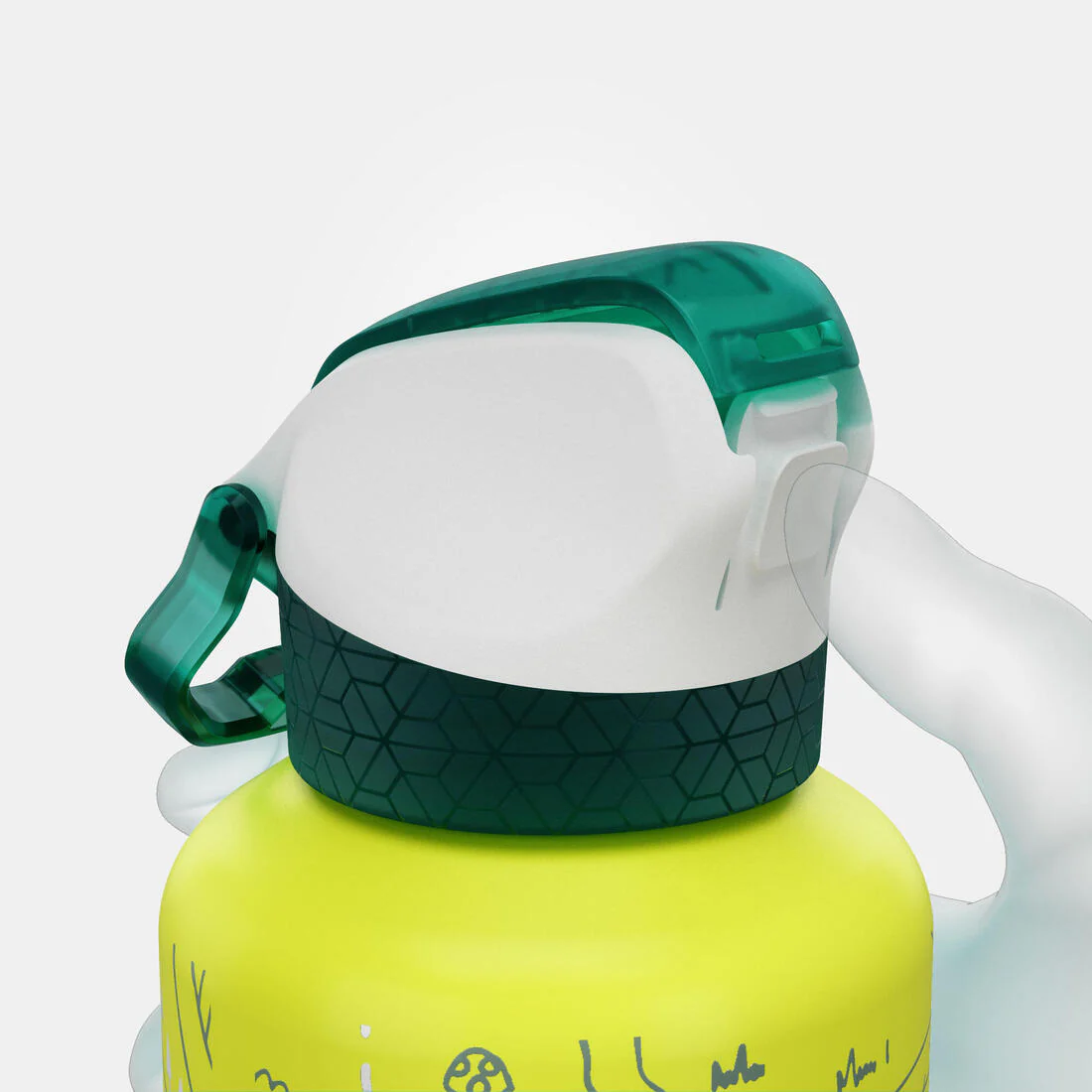 BOTELLA ALUMINIO 0,6L CON TAPA INSTANTÁNEA Y BOMBILLA PARA SENDERISMO - Image 23