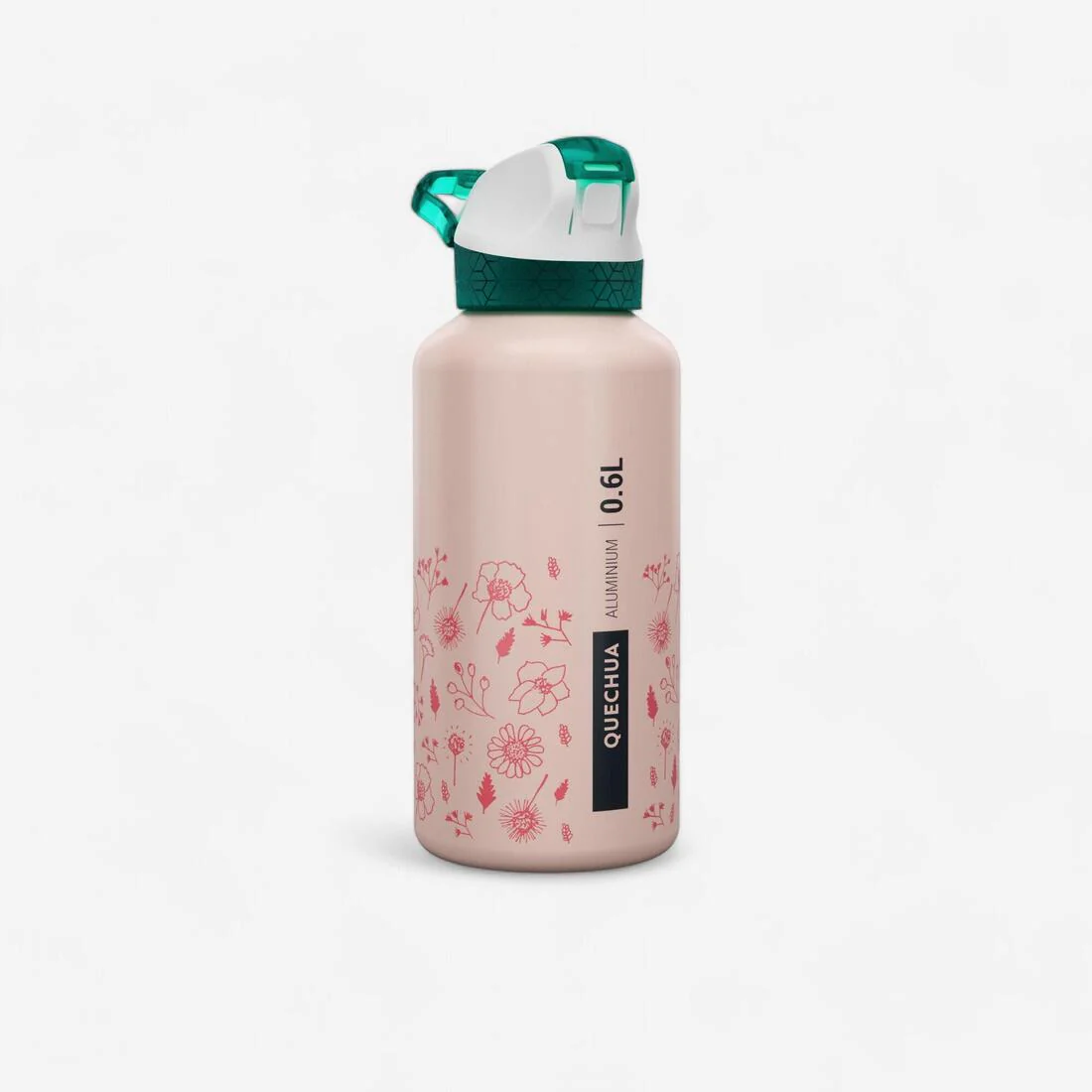 BOTELLA ALUMINIO 0,6L CON TAPA INSTANTÁNEA Y BOMBILLA PARA SENDERISMO - Image 5