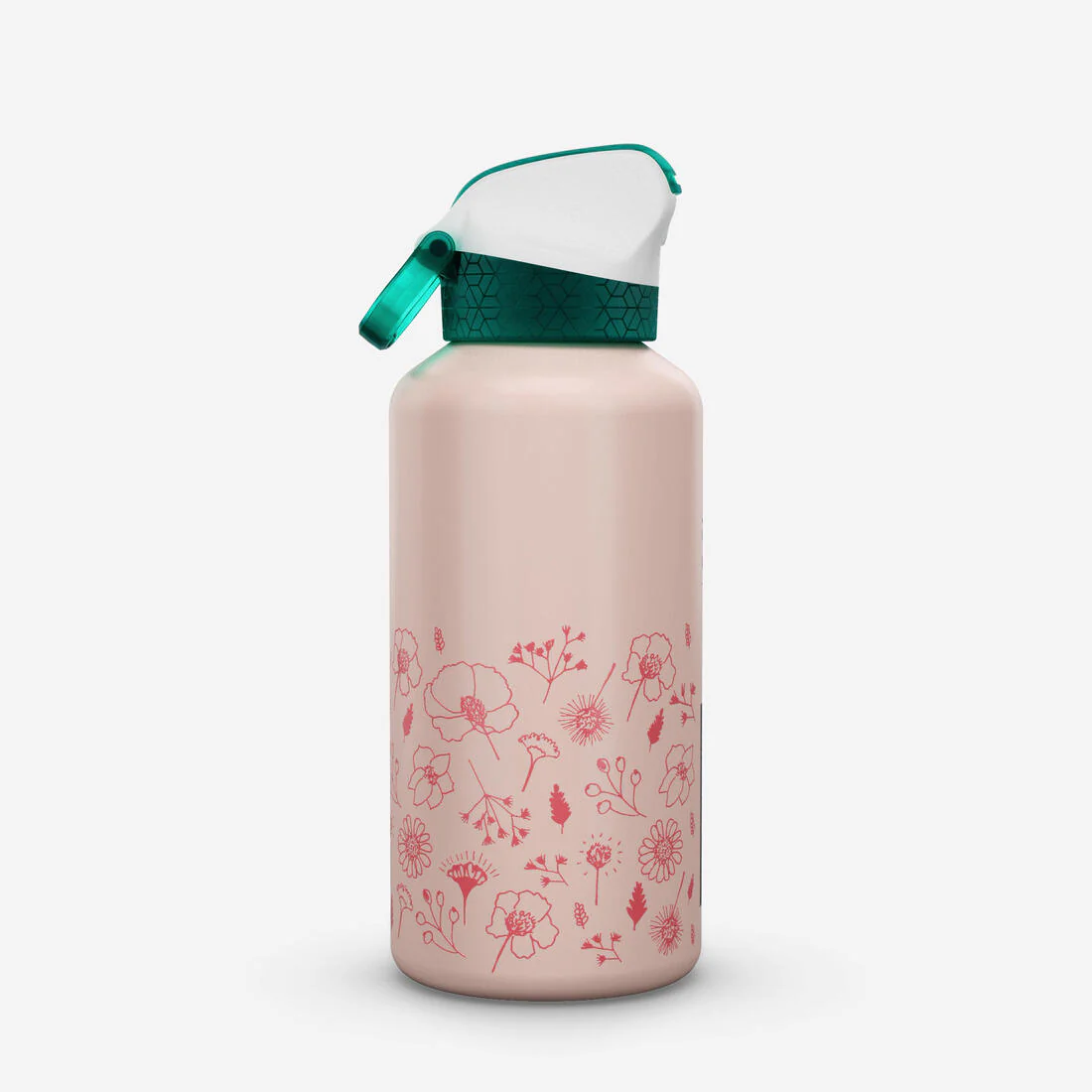 BOTELLA ALUMINIO 0,6L CON TAPA INSTANTÁNEA Y BOMBILLA PARA SENDERISMO - Image 7