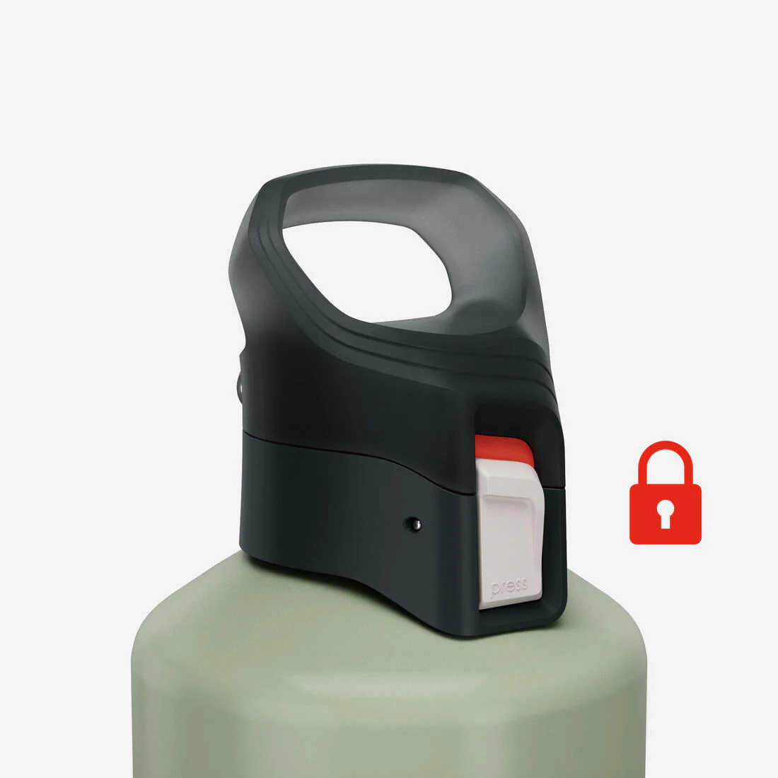 BOTELLA ALUMINIO 1,5L CON TAPA DE APERTURA RÁPIDA PARA SENDERISMO - Image 8
