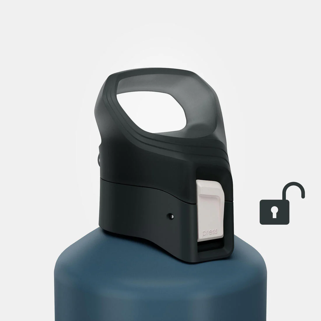 BOTELLA ALUMINIO 1,5L CON TAPA DE APERTURA RÁPIDA PARA SENDERISMO - Image 9
