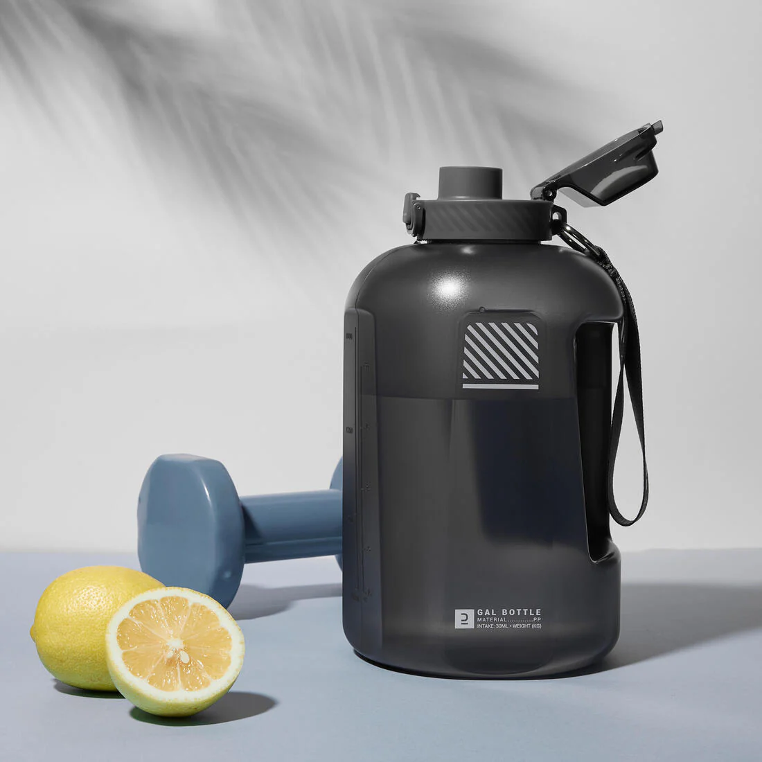 BOTELLA BODYBUILDING GRIS 2,2 L - Image 6