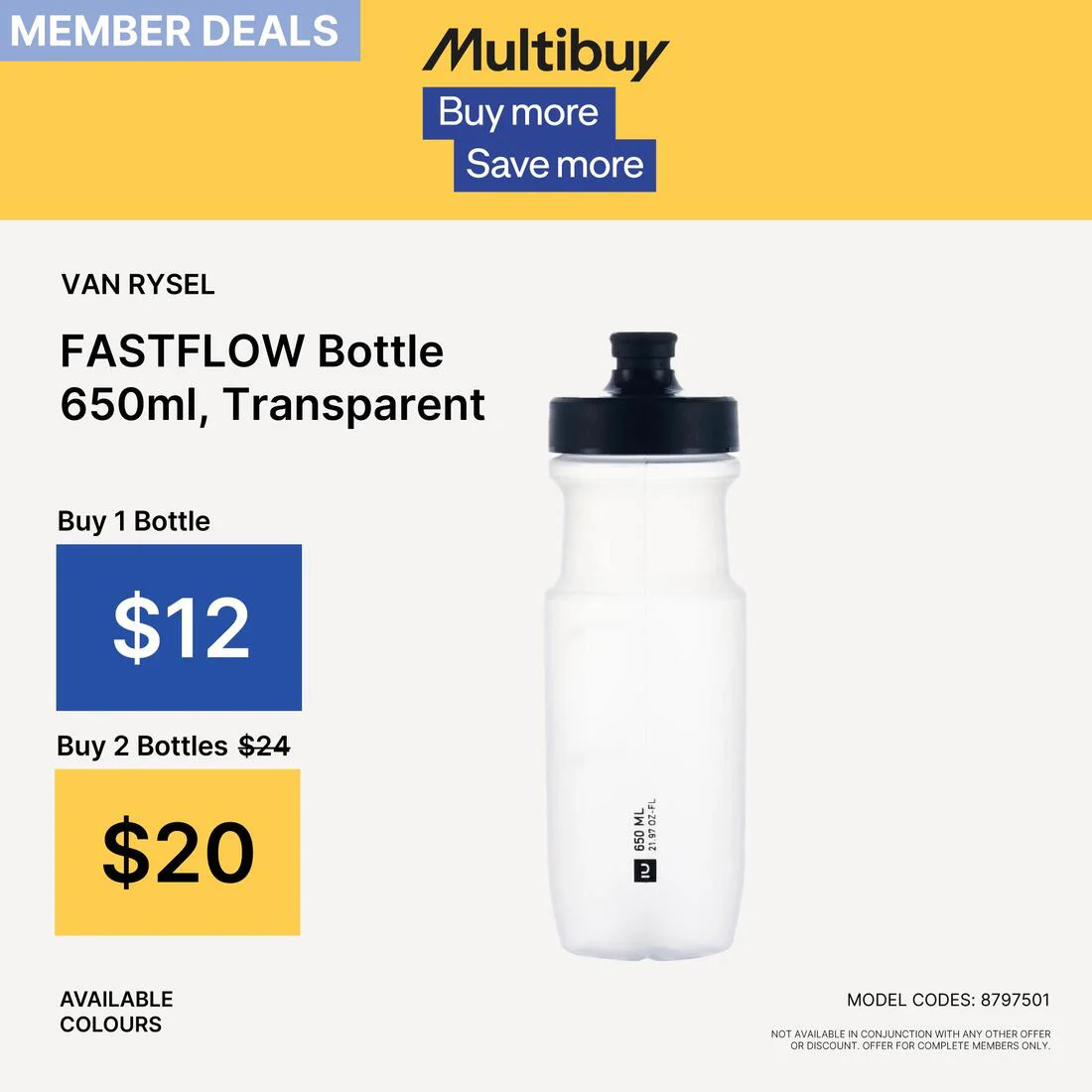 BOTELLA CICLISMO FASTFLOW M 650 ML - Image 8