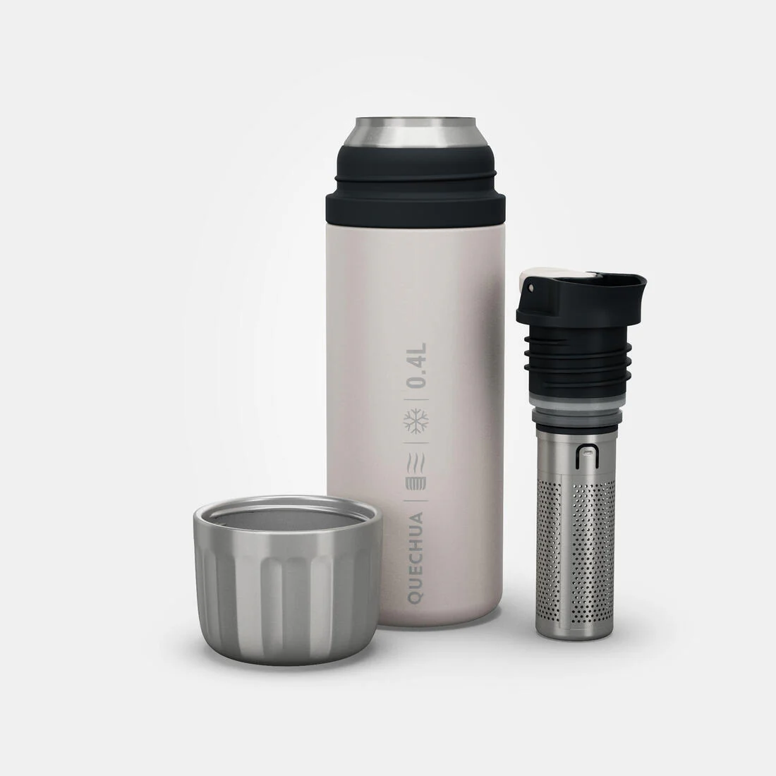 BOTELLA ISOTÉRMICA ACERO INOX 0,4 L CON FILTRO PARA TÉ - Image 4