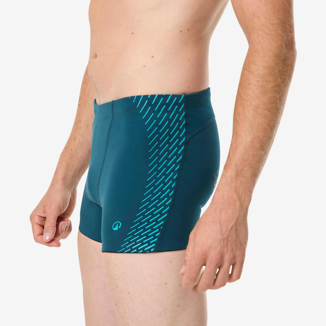 Bóxer Natación Fiti Hombre Turquesa-Blanco - Image 5