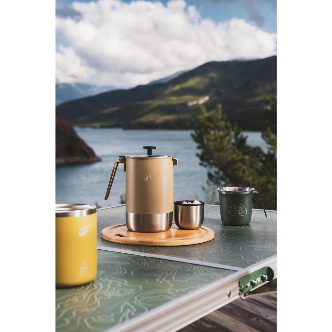 CAFETERA PORTÁTIL 3 EN 1 CAMPING 0,6 L A 0,8 L ACERO INOX - Image 7
