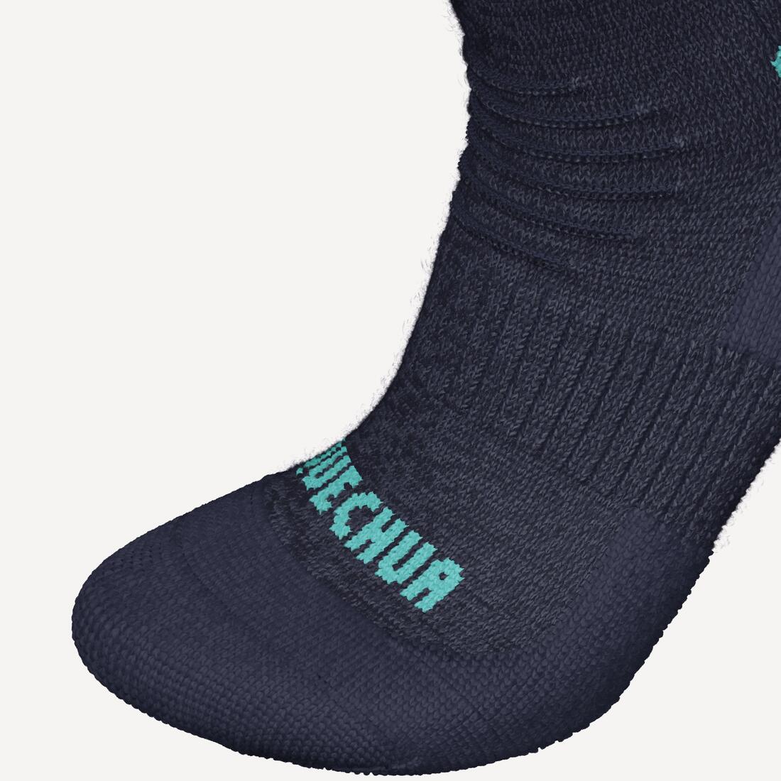 CALCETINES CÁLIDOS DE SENDERISMO NIÑOS SH100 MID X2 PARES - Image 3