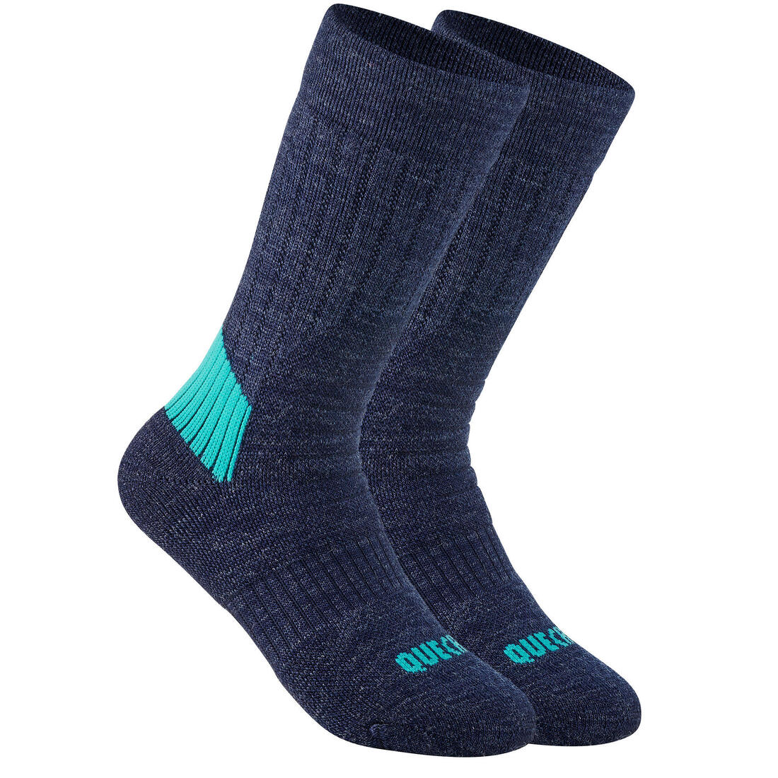 CALCETINES CÁLIDOS DE SENDERISMO NIÑOS SH100 MID X2 PARES - Image 6