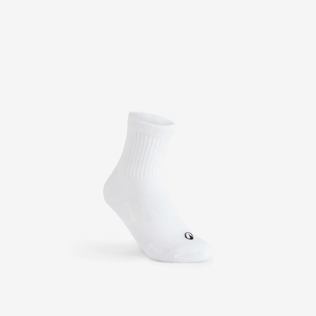 CALCETINES LARGOS DEPORTES DE RAQUETA NIÑOS ARTENGO RS 100 BLANCO x3 PARES - Image 2