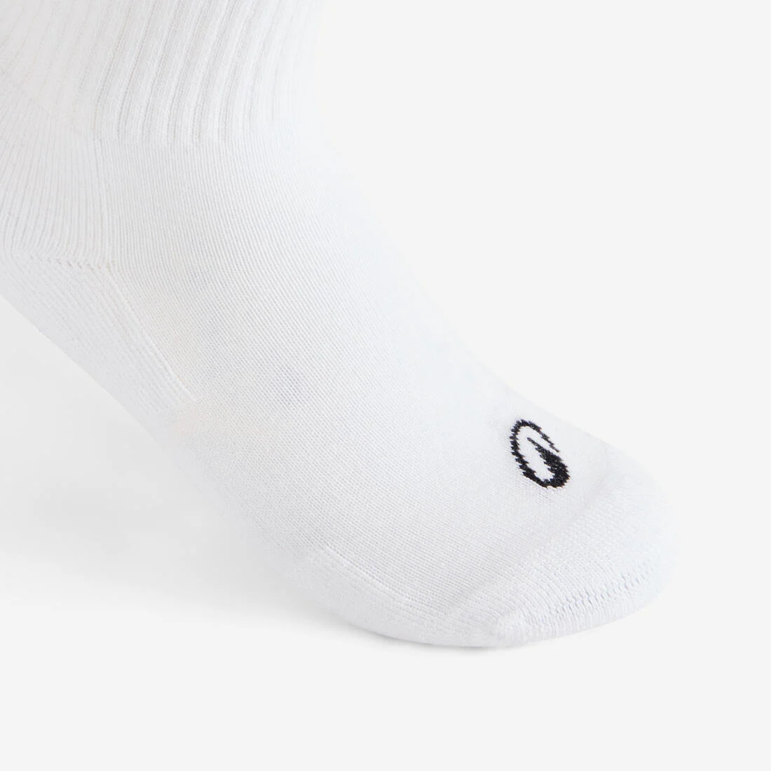 CALCETINES LARGOS DEPORTES DE RAQUETA NIÑOS ARTENGO RS 100 BLANCO x3 PARES - Image 3