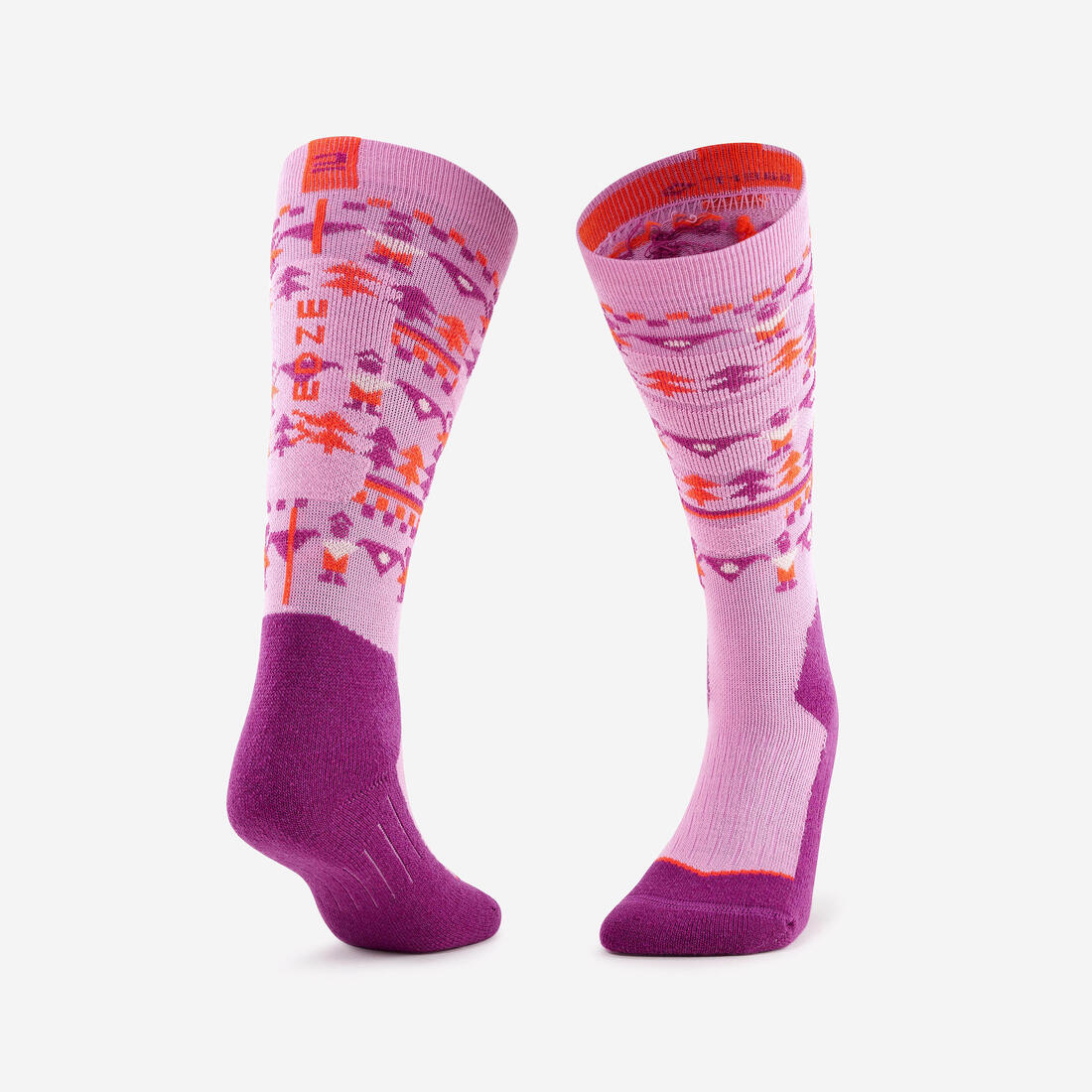 Calcetines ski termico niños rosado - 100 - Image 3