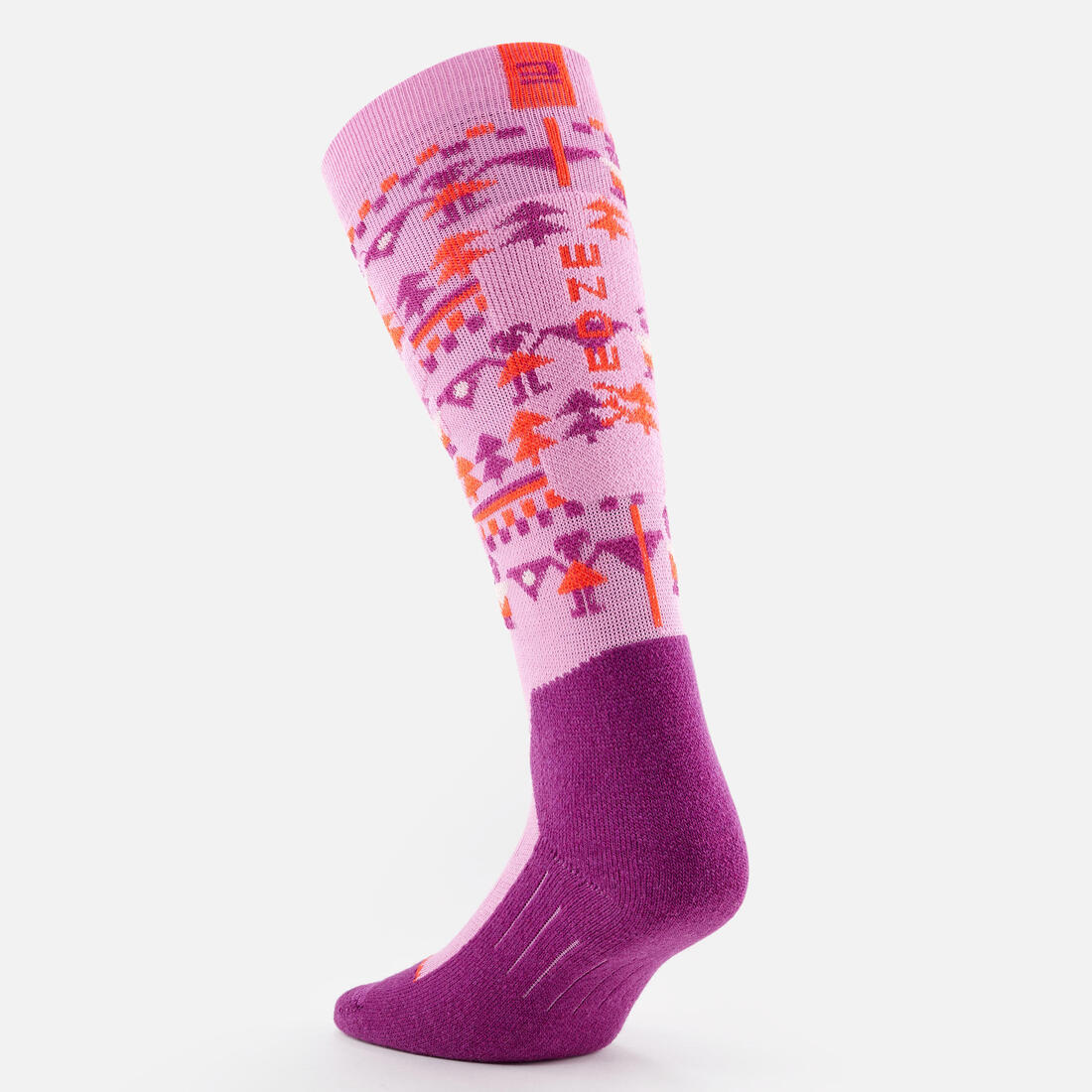 Calcetines ski termico niños rosado - 100 - Image 5