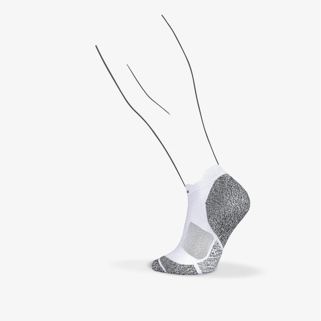 CALCETINES RUNNING KIPRUN RUN900 DELGADOS INVISIBLES AZULES - Image 5