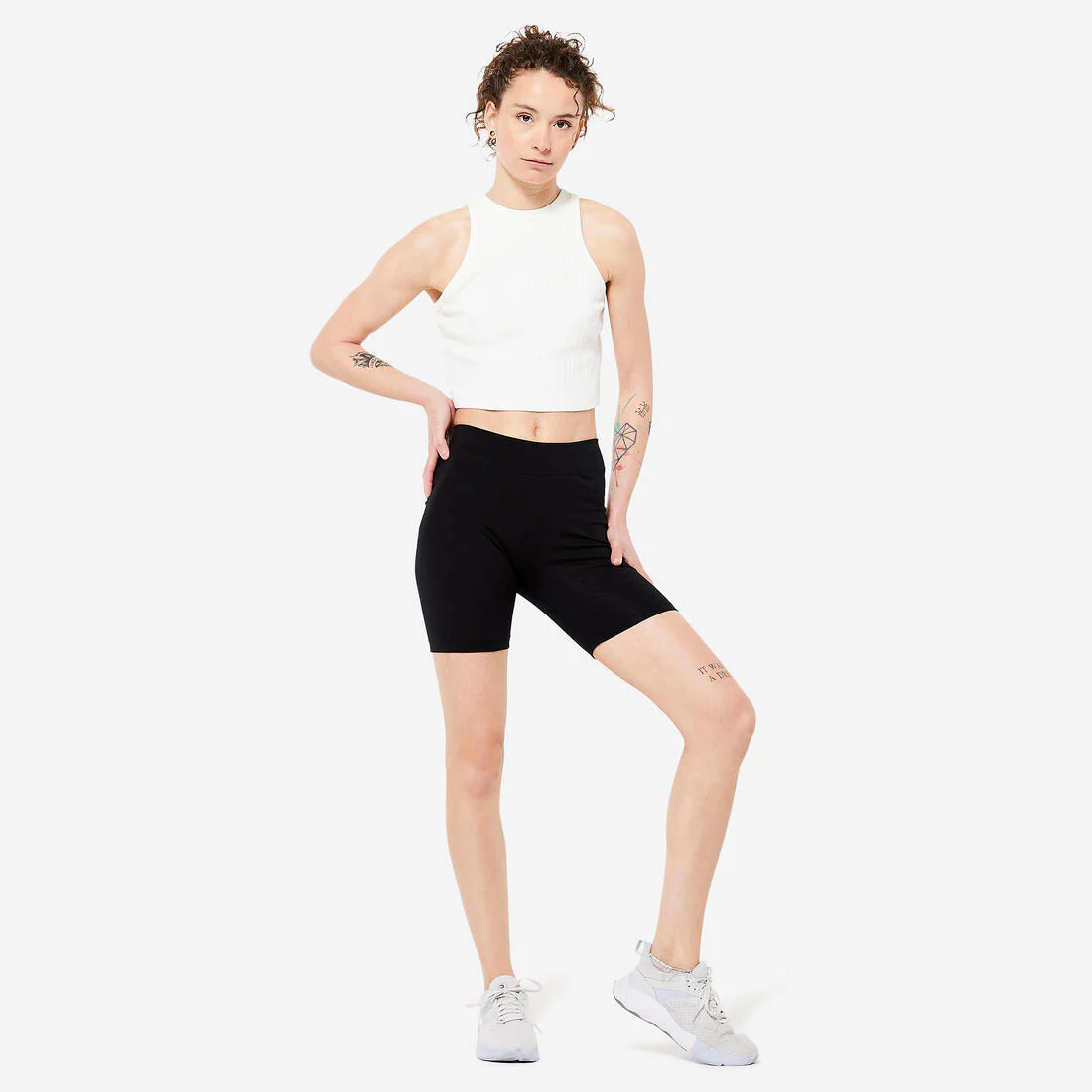 CALZAS BIKER FITNESS MUJER NEGRO ULTRA - Image 2