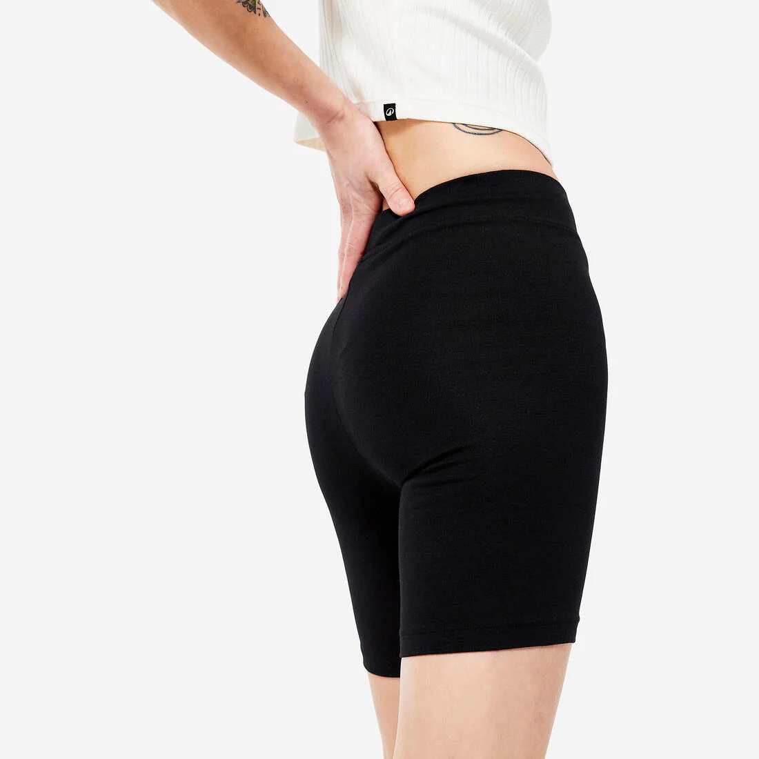 CALZAS BIKER FITNESS MUJER NEGRO ULTRA - Image 4