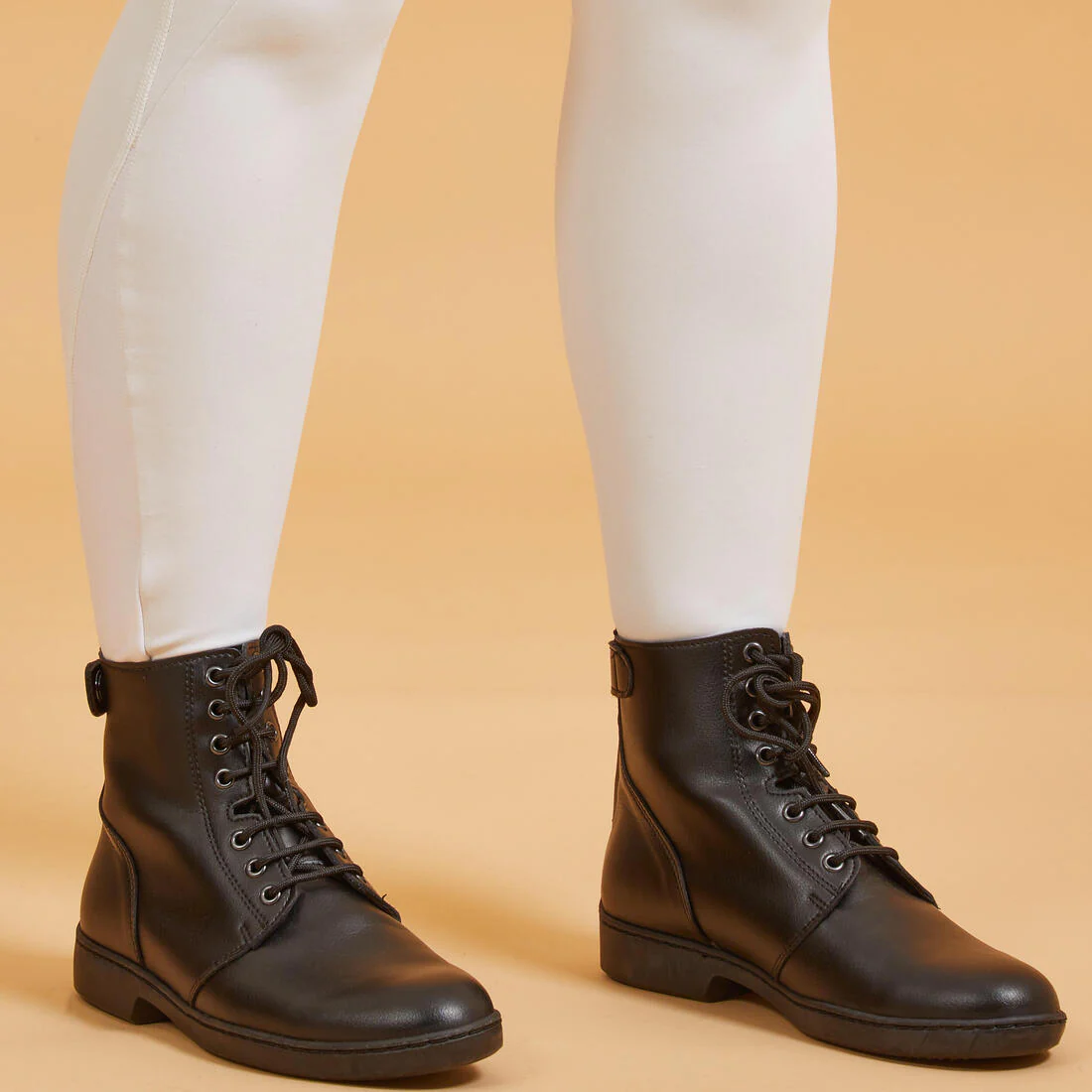 CALZAS COMPETENCIA EQUITACIÓN MUJER FULL GRIP 500 BLANCO - Image 6
